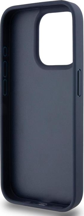 Actual product image DKNY PU Leather Checkered Pattern and Stripe Case for iPhone 15 Pro Blue (Apple iPhone 15 Pro)