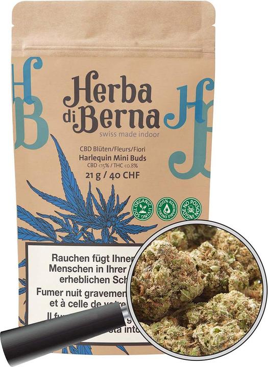 Produktbild Herba di Berna Harlequin Indoor Mini-Buds (2 g, Indoor)