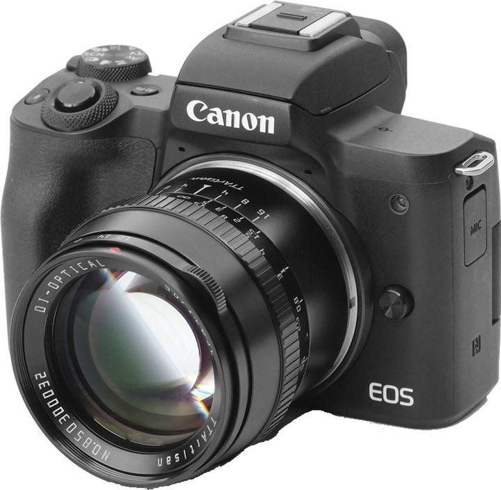 Immagine prodotto TTArtisan Lunghezza focale fissa APS-C 50mm F/1.2 - Canon EF-M (Canon EF-M, APS-C / DX)