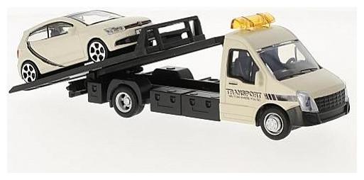 Produktbild Bburago 18/31403 Metal Street Fire scale 1:43 Official VW Polo Gti with truck