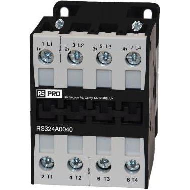 Rs Pro Leistungsschütz 24 V-Spule, 3 400 V / 24 A 11 kW, Relais