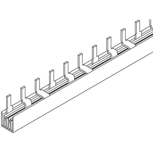 Thumbnail - Pollmann, Kabelverbindung, Phasenschiene 3ph 17,8mm 1000mm 10qmm 63A Stift Isoliert