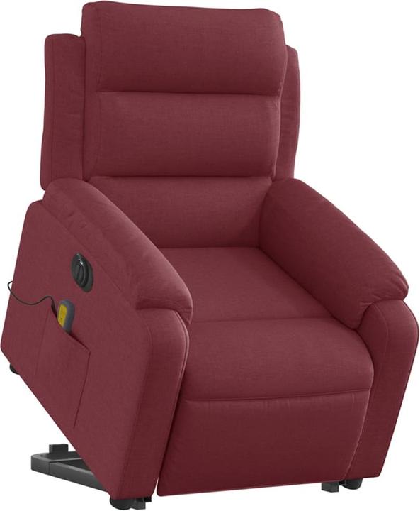 Actual product image vidaXL Electric massage chair with stand-up aid fabric