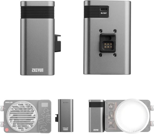 Image du produit Zhiyun X100 Battery Grip (CH1-6C) (Alimentation du Gimbal)