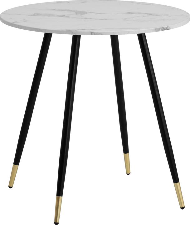 FineBuy Esstisch FB60705 MDF Weiss (75 x 75 cm)