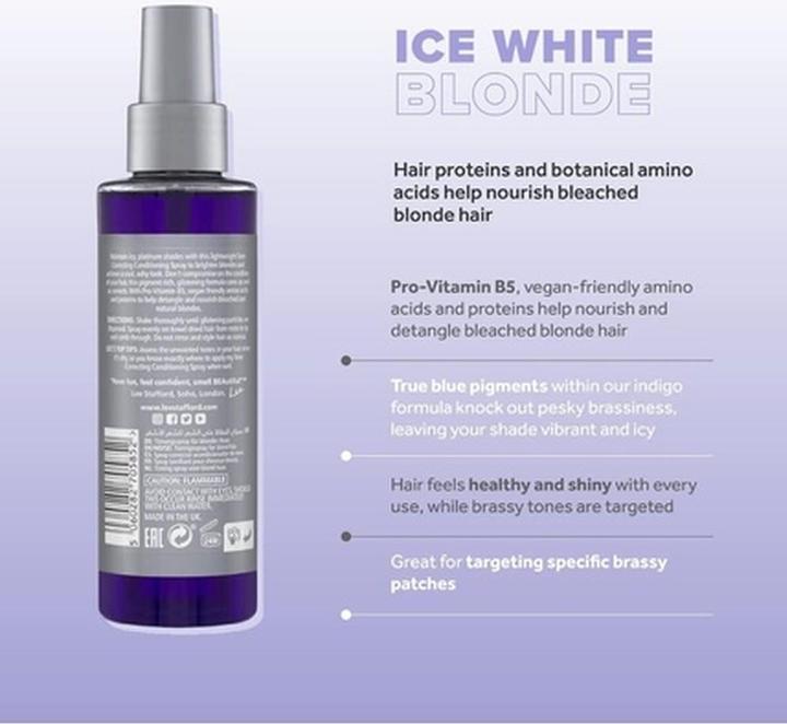 Immagine prodotto Lee Stafford eachondes Spray condizionante correttore di tono bianco ghiaccio - 150ml (150 ml)