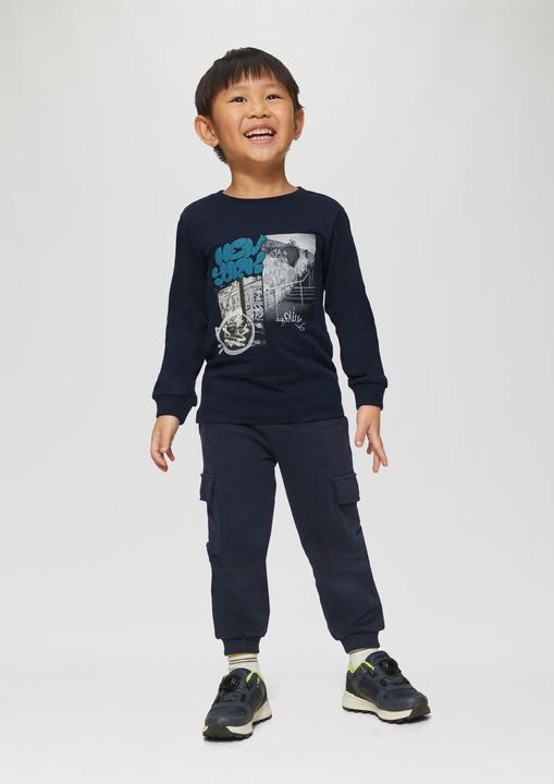 Produktbild S.Oliver T-Shirt Weiches Longsleeve mit Frontprint (104, 110)