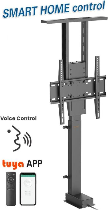 Produktbild myWall Zum Einbau in Möbel, mit SMART HOME Steuerung per Tuya APP, Sprache (Alexa / Google Home) & Fun (60 kg, 32" - 55")