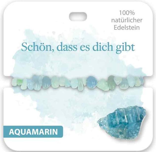 Produktbild BB Klostermannn Armband Aquamarin Schn, dass es dich gibt (Aquamarin)