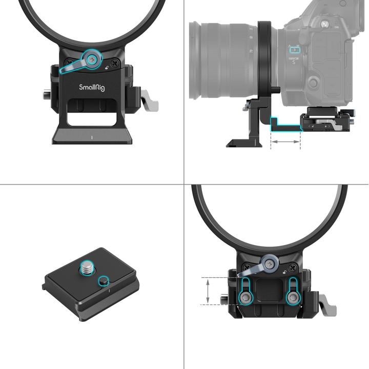 Produktbild SmallRig Montageplatte Nikon Z Series Kit Drehbar