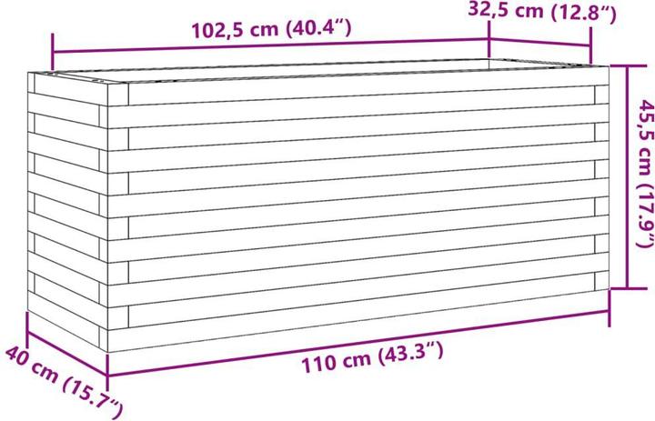 Produktbild vidaXL Pflanzgefäss
