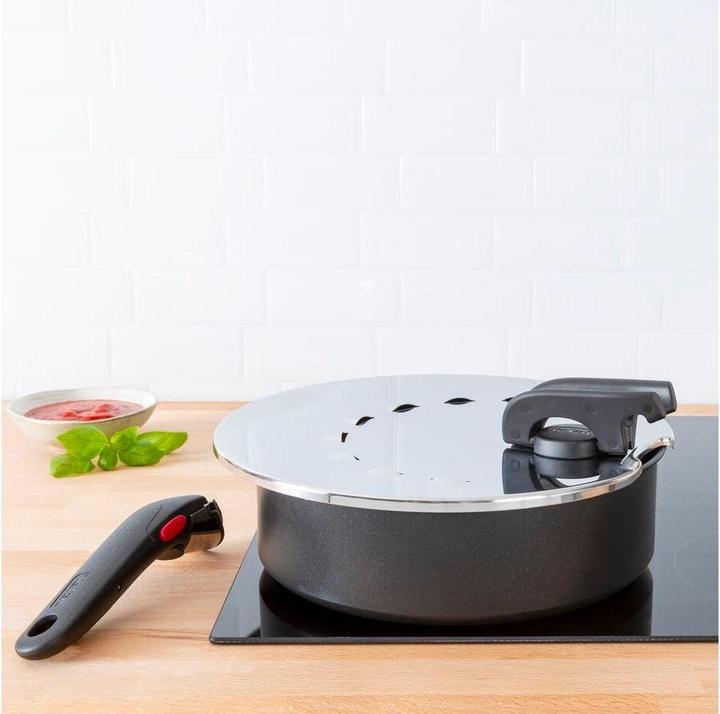 Immagine prodotto Tefal Ingenio G6 Multi Coperchio da 20 a 28 cm in acciaio inox (30.80 cm, Metallo, Materiale sintetico)