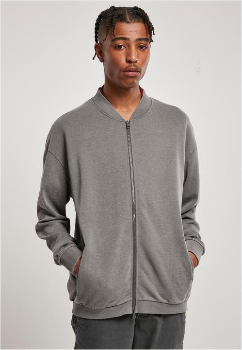 Actual product image Urban Classics Washed Sweat Bomber - 17020 (XS)
