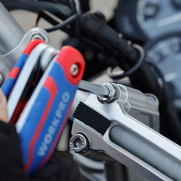 Actual product image Workpro external hexagon spanner 1.5 mm, 2.0 mm, 2.5 mm, 3.0 mm, 4.0 mm