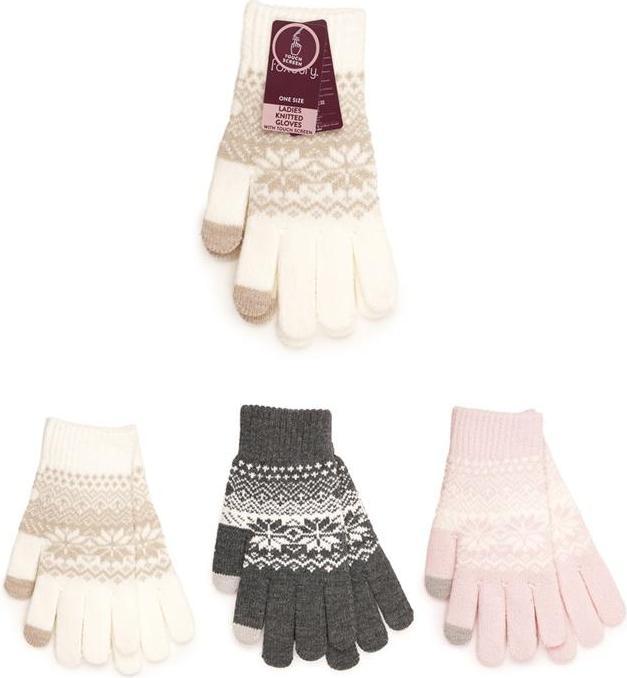 Produktbild RJM Handschuhe angeraut Touchscreen (One Size)