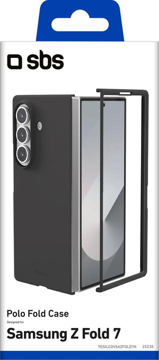 Produktbild SBS SILIKON Case für Galaxy Z Fold 7, schwarz (Samsung Galaxy Z Fold7)