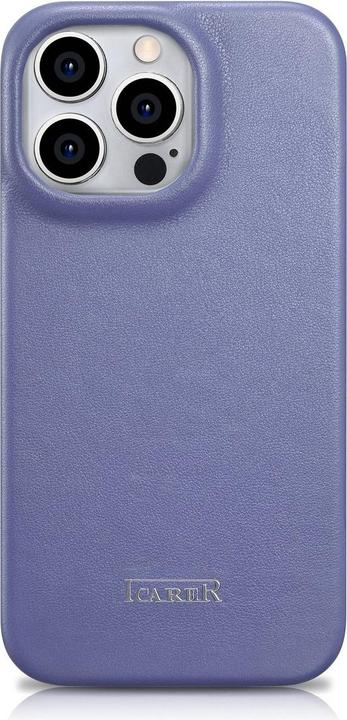 Image du produit iCarer CE Premium cuir Folio Case pour iPhone 14 Pro Magnetic Flip Leather Folio Case MagSafe Light (Apple iPhone 14 Pro)