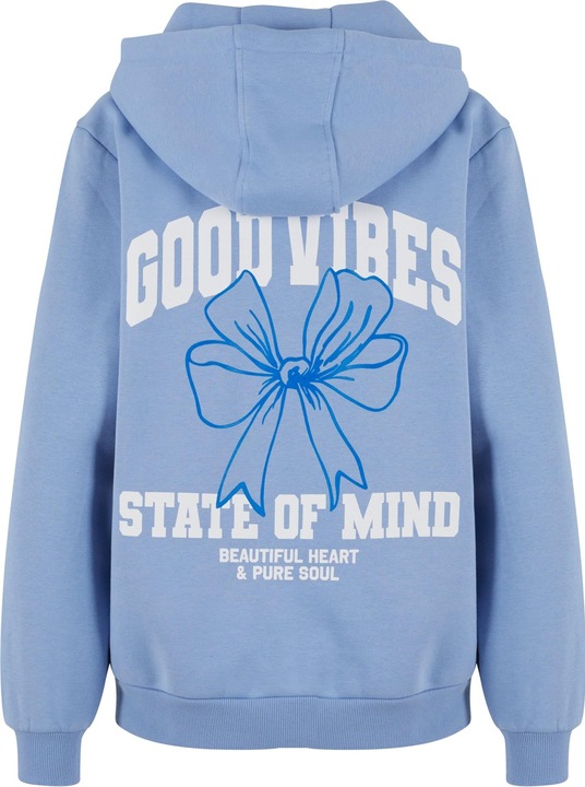 Produktbild Miss Tee Good Vibes Bow Ladies Fluffy Hoody - 179957 (XS)