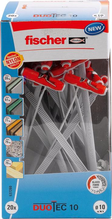 Image du produit Fischer DuoTec 10 (20 pcs)
