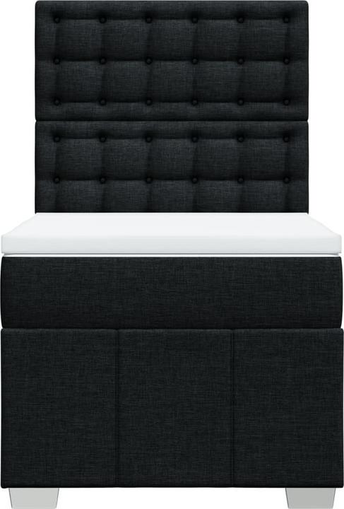 Actual product image vidaXL Bo x springbett mit Matratze 90 x 190 cm Stoff (90 x 190 cm)
