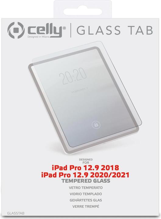 Image du produit Celly Tableau De Verre (1 pcs, Apple iPad Pro 12.9 2018, Apple iPad Pro 12.9 2020, Apple iPad Pro 12.9 2021)
