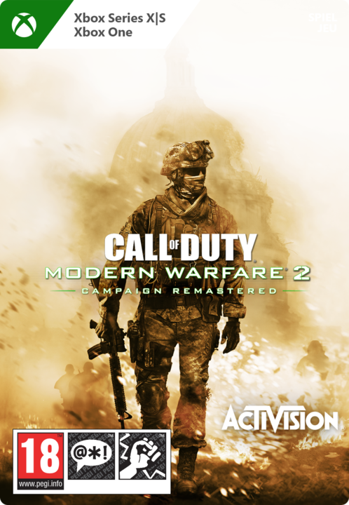 Immagine prodotto Microsoft Codice di download per Xbox Call of Duty: Modern Warfare 2 Campaign Remastered (Xbox Series X, Xbox One X, Xbox One S, Xbox Serie S)