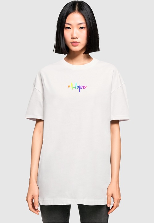 Produktbild Merchcode Ladies Hope Rainbow Oversized Boyfriend Tee - 118953 (XXL)