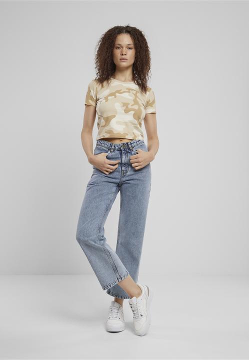 Produktbild Urban Classics Ladies Cropped Camo Tee - 137885 (M)