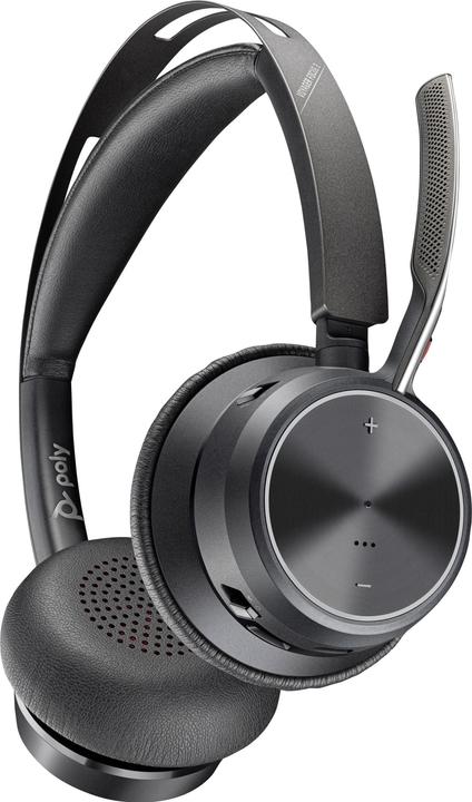 Actual product image Poly Voyager Focus 2 USB-C headset + USB-C/A adapter (Wireless, USB-C)