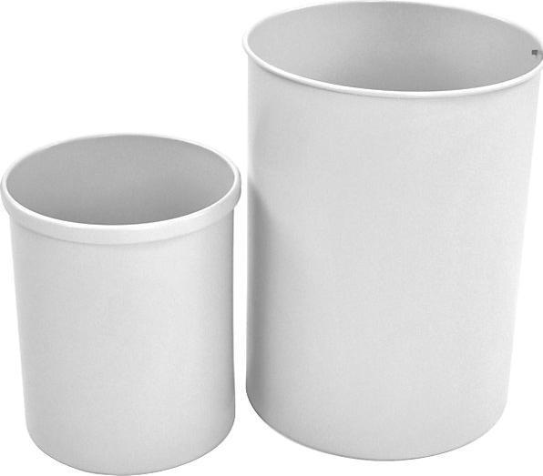 Produktbild kaiserkraft Papierkorb, Metall, rund (15 l)