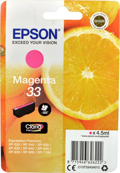 Produktbild Epson 33 Claria Premium (M)