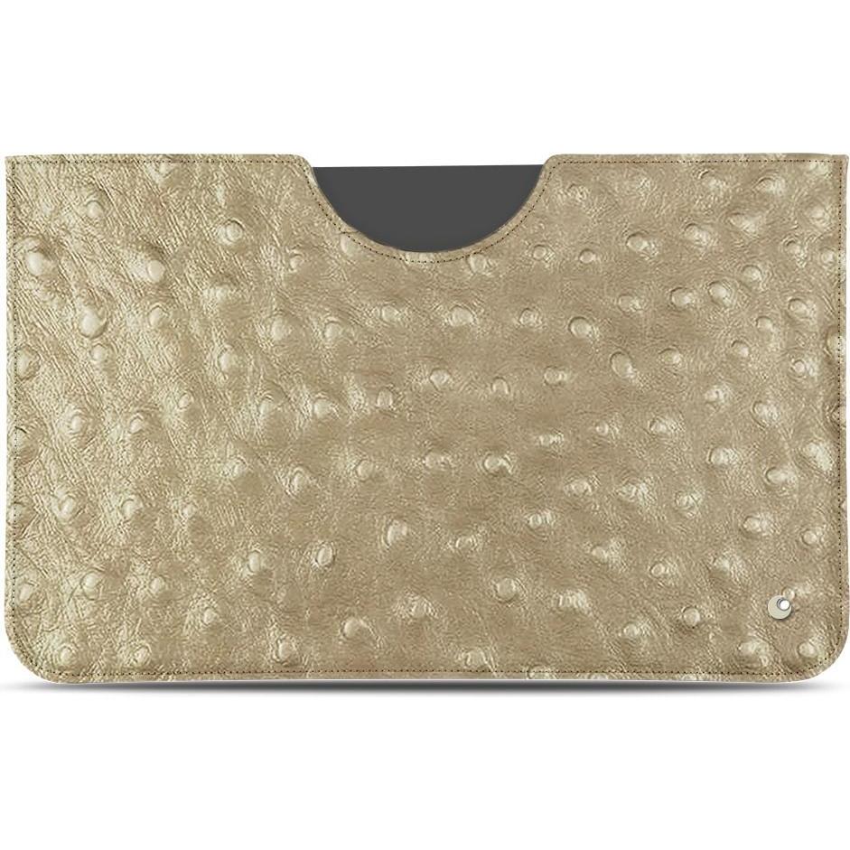 Noreve Lederschutzhülle (iPad 10.2 2019), Tablet Hülle, Beige