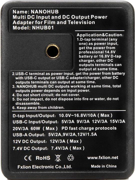 Immagine prodotto Fxlion Nano Hub (Accoppiatore DC)