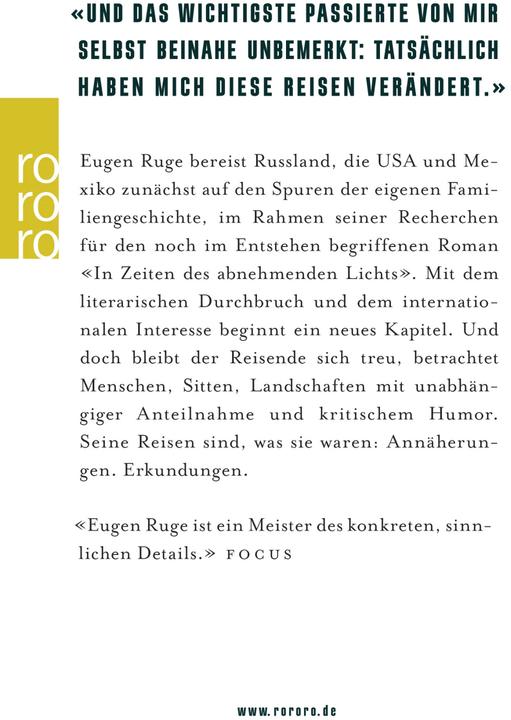 Produktbild Annäherung (Deutsch, Eugen Ruge, 2016)