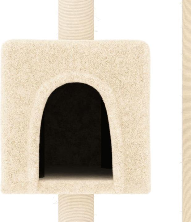 Produktbild vidaXL Katzenbaum (104 cm, Creme)