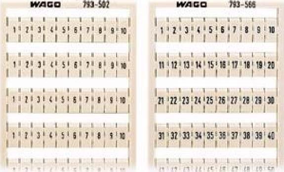 Produktbild Wago HORIZONTAL MARKER CARD WMB 11-20