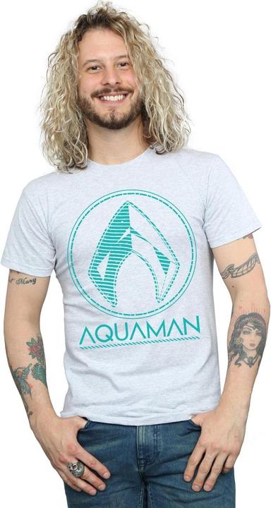 Produktbild Aquaman Aqua Logo TShirt (S)