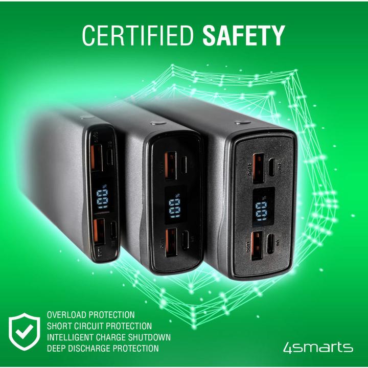 Productafbeelding 4smarts VoltHub Pro (10000 mAh, 22.50 W, 37 Wh)