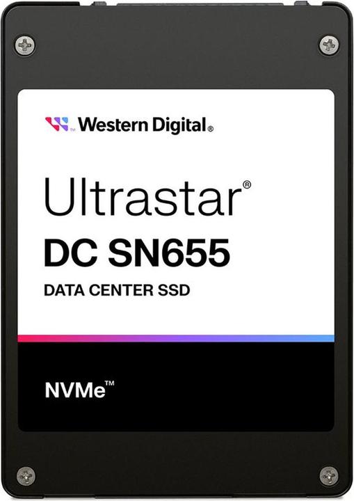 Produktbild WD Ultrastar DC SN655 SSD U.3 7.68TB PCIE TLC BICS5 TCG (7680 GB, 2.5")