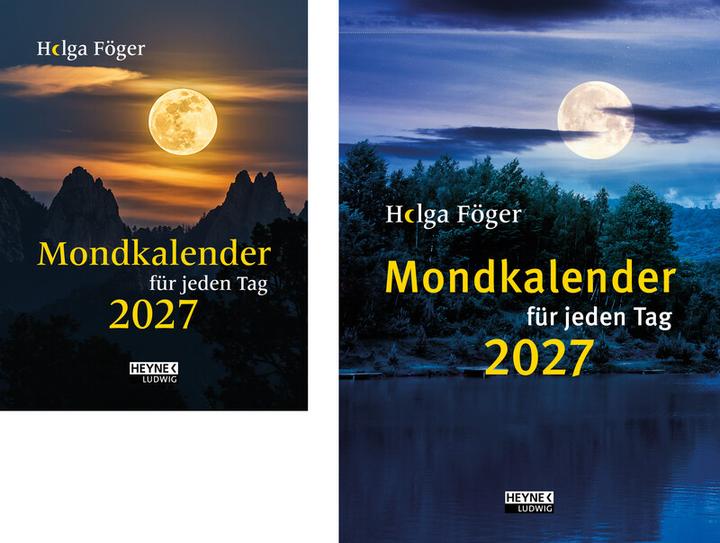 Actual product image Heyne Ludwig Lunar calendar for every day 2026 (10.5 x 14 cm)