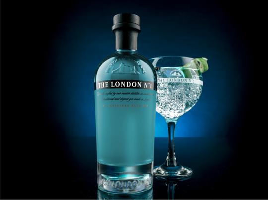 Actual product image Gonzalez Byass The London No1 Blue Gin 43% 300cl