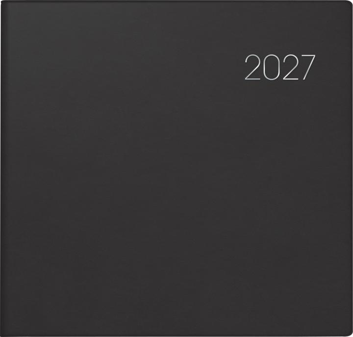 Produktbild Wochenkalender,Balacron-Einband,schwarz2027 (1 Woche / 2 Seiten)