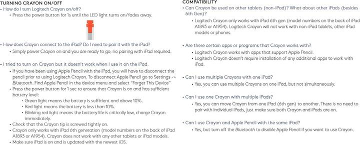 Produktbild Logitech Crayon