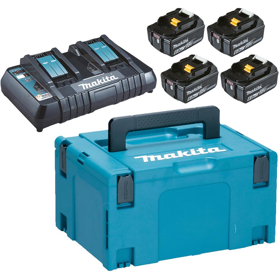 Makita, Werkzeugakku + Ladegerät, Akku-Power Kit (18 V)