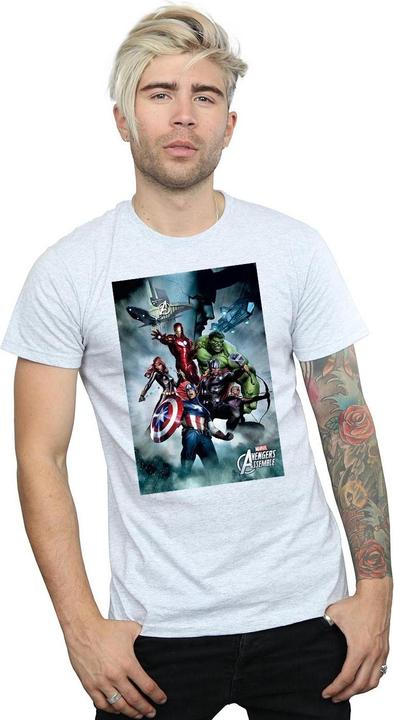 Produktbild Avengers Assemble Team Montage TShirt (S)