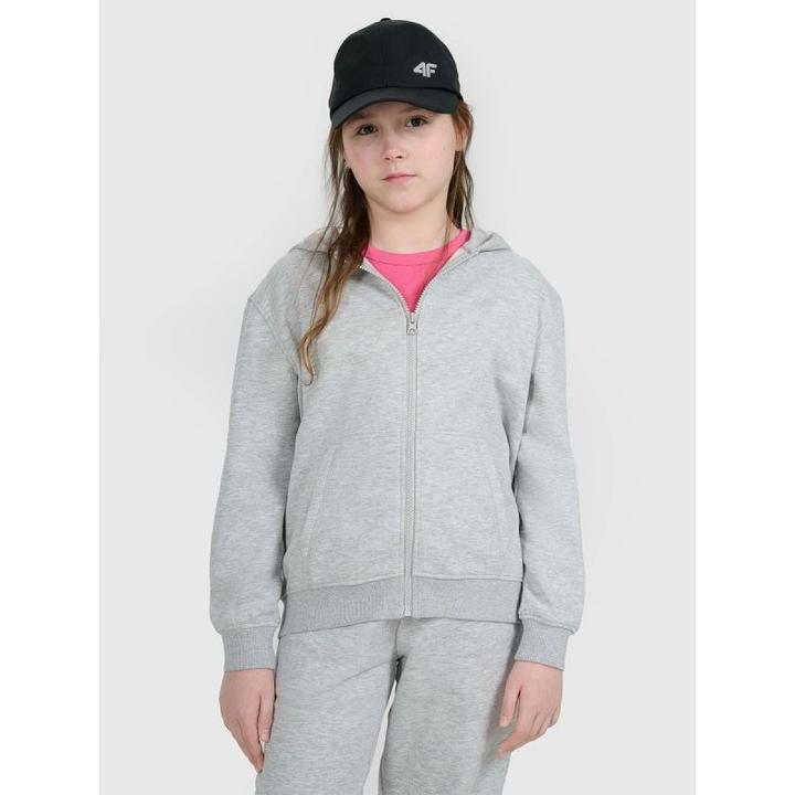 Produktbild 4F Mädchen-Sweatshirt mit Reissverschluss und Kapuze (140)