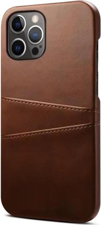 Produktbild Screenguard Apple iPhone 14 Pro CardCaddy Leder Backcase mit Kartenfächern (Apple iPhone 14 Pro)