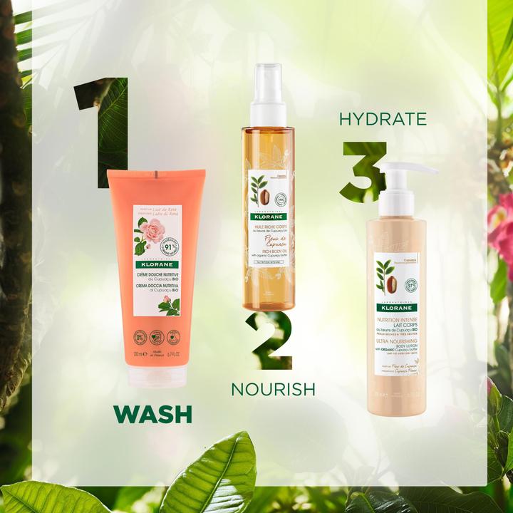 Immagine prodotto Klorane Crema doccia con latte di rosa (200 ml)