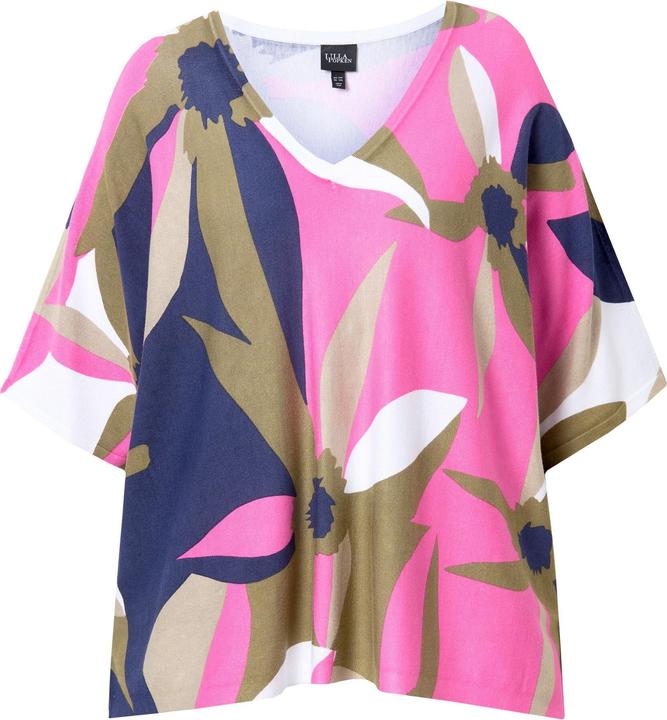Actual product image Ulla Popken Oversized Flower Print Sweater (58, 60, 62)