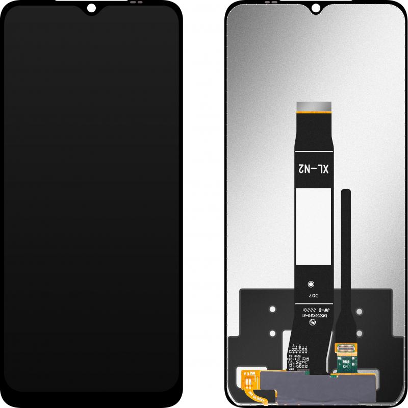 MP Display Unit für Redmi A2+ / A2 / A1+ / A1, w/o Frame, Aftermarket, Schwarz (Display), Pezzi di ricambio per dispositivi mobili, Nero